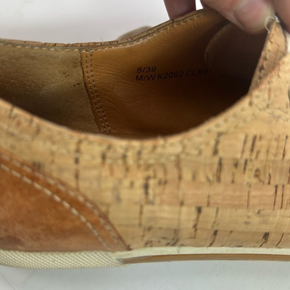Kork-ease Silvia Brown Cork Leather Women's Sneakers - Picture 15 of 16
